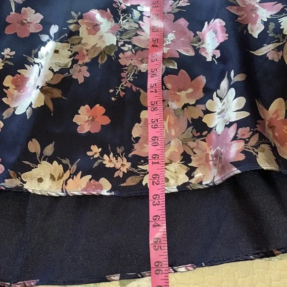 B.SMART  7  Fit & Flair Evening Gown Leg Slit Racerback w Lace inserts & Cutout - Picture 6 of 16